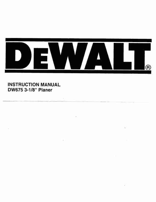 DeWalt Planer DW675-page_pdf